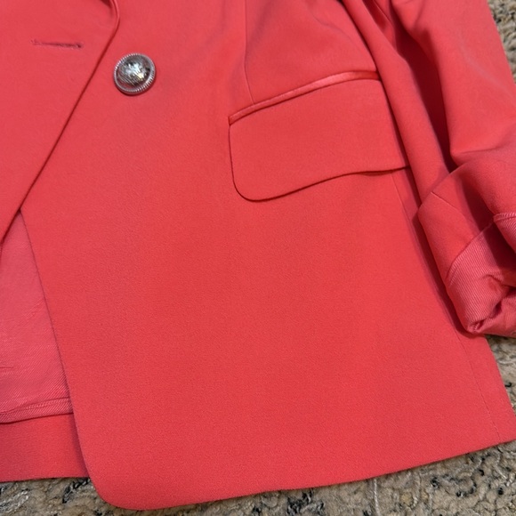 Balmain Women's Pink Double-Breasted Blazer - Picture 3 of 15